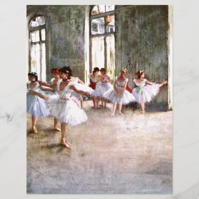 Papier Répétition de ballet (Devant)
