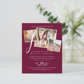 Papier Report mariage Changement de date Réception (Debout devant)