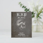 Papier Repose en paix mon ami - vintage (Debout devant)