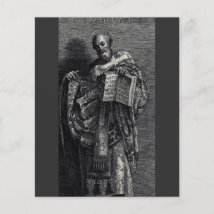 Papier Représentation graphique de Saint Athanase d'Alexa