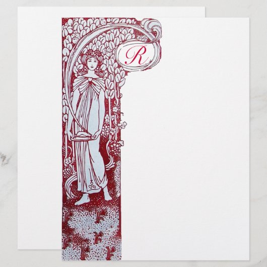 PAPIER RESTAURANT MONOGRAM (Devant / Derrière)