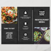 Papier Restauration moderne Guide des prix Triple Brochur (Devant)