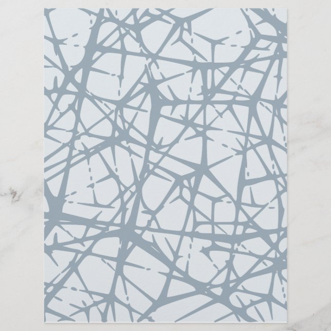 Papier Résumé Abstrait Bleu Gris : (Devant)