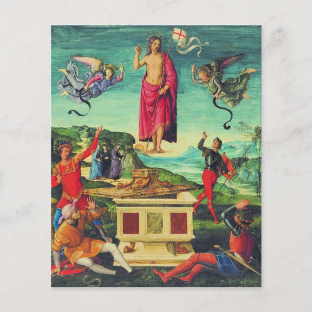Papier Résurrection de Jésus Christ par Raphael (Devant)