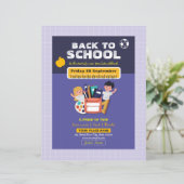 Papier Retour à la circulaire de la fête scolaire (Debout devant)