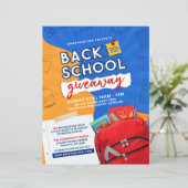 Papier Retour À L'École Approvisionnement & Sac À Dos Dél (Debout devant)