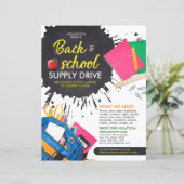 Papier Retourner À L'École Approvisionnement Drive Collec (Debout devant)