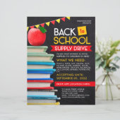 Papier Retourner À L'École Approvisionnement Drive Collec (Debout devant)