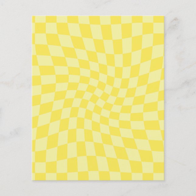 Papier Retro citron jaune pastel Warboard (Devant)