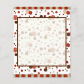 Papier Retro Cute Sock Monkey, Boy Baby shower Conseils (Dos)