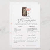 Papier Retro Movie Noël Fête des mariées Jeu (Devant / Derrière)