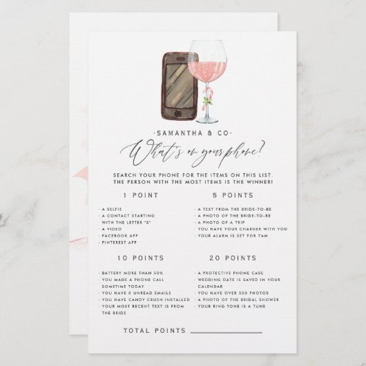 Papier Retro Movie Noël Fête des mariées Jeu (Devant / Derrière)