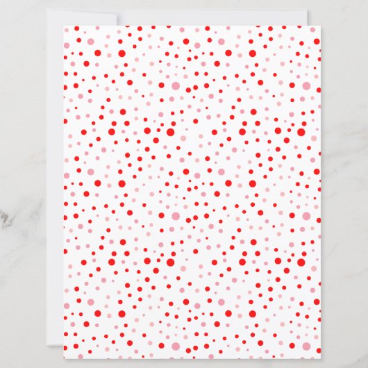 Papier Retro Rouge rose enfant's Birthday Wish List Papie (Dos)