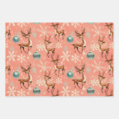 Papier Retro Vintage Noël Reindeer (Devant 2)