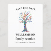 Papier Retrouvailles familiales de l'arbre généalogique d (Devant)