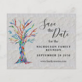 Papier Retrouvailles familiales de l'arbre généalogique d (Devant)