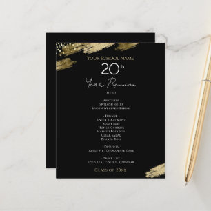 Papier Réunion de classe Black and Gold