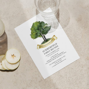 Papier Réunion de famille économique Arbre Typographie aq