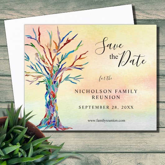 Papier Réunion de la famille de budget Enregistrer la dat