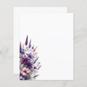 Papier rêvesDeLavande (Devant / Derrière)