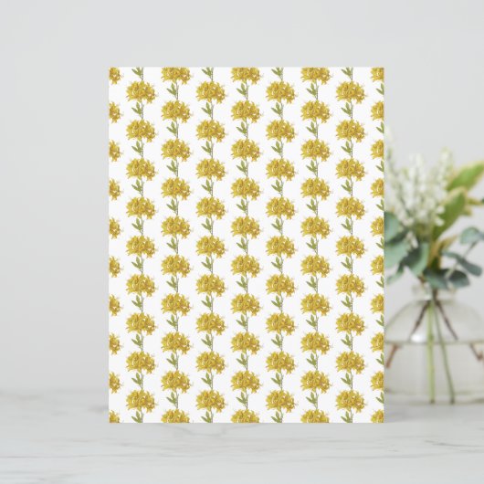 Papier Rhododendron luteum (Azalée Pontique) (Debout devant)