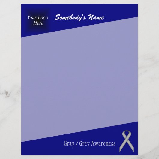 Papier Ribbon gris/gris standard par Kenneth Yoncich (Devant)