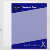 Papier Ribbon gris/gris standard par Kenneth Yoncich (Devant / Derrière)