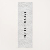 Papier ridé blanc imprimé épais tapis de yoga pers (Devant)