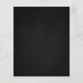 Papier Rien Chalk fantaisie Budget Mariage Invitations (Dos)