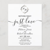 Papier Rien De Fancy Just Love Budget Faire-part de maria (Devant)