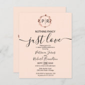 Papier Rien De Fancy Just Love Budget Faire-part de maria (Devant / Derrière)