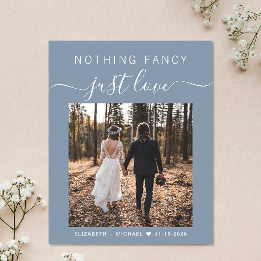 Papier Rien De Fancy Just Love Photo Mariage Réception