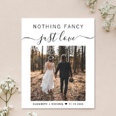 Papier Rien De Fancy Just Love Photo Mariage Réception