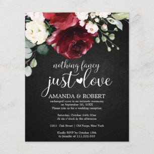 Papier Rien de fantaisie bon marché invitation de mariage