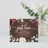 Papier Rien de fantaisie Budget Rustique Mariage Invitati (Debout devant)