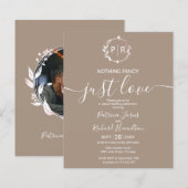 Papier Rien de Fantastique, Juste de l'Amour Invitation d (Devant / Derrière)