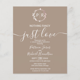 Papier Rien de Fantastique, Juste de l'Amour Invitation d