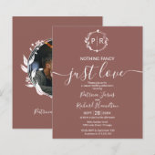 Papier Rien de Fantastique, Juste de l'Amour Invitation d (Devant / Derrière)