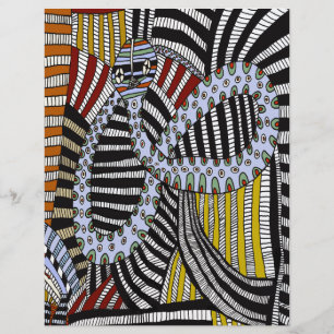 Papier Rituel du serpent shaman tribal
