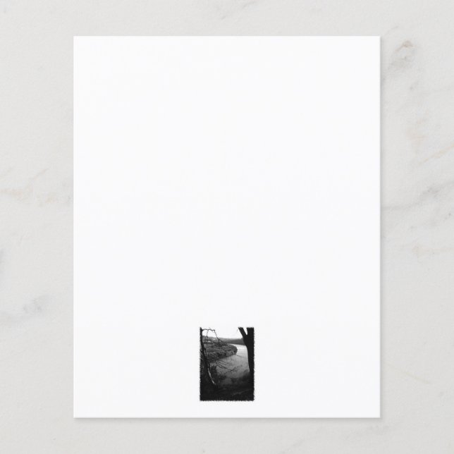 Papier River Taw. Noir et blanc. (Devant)