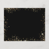 Papier Robe noire et or pour Quinceanera à petit budget s (Dos)