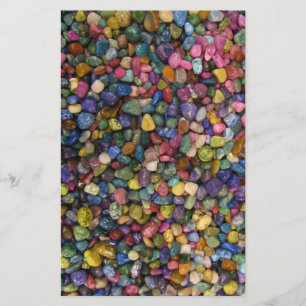 Papier Rochers et galets brillants et colorés