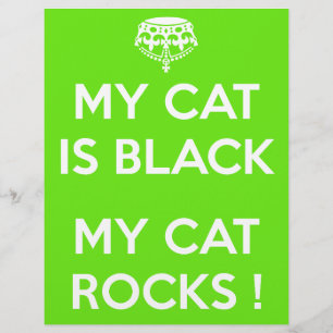 Papier Roches du chat noir