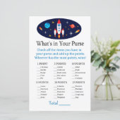 Papier Rocket Ce qui est dans votre jeu de bourse (Debout devant)