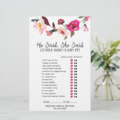 Papier Romantic Fairytale Wreath "He Said She Said" Jeu (Debout devant)