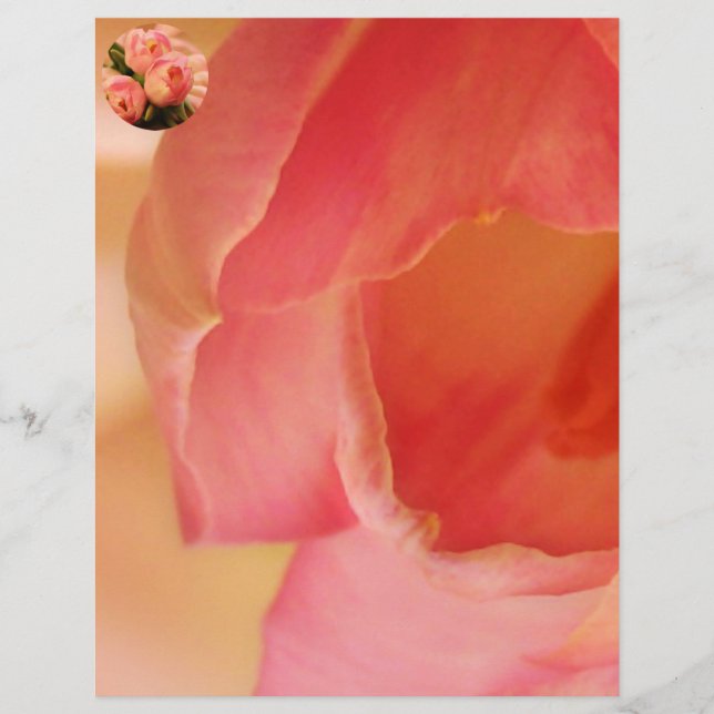 Papier Romantique Papillon rose Tulip (Devant)
