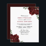 Papier Romantique Roses rouges Faire-part de mariage budg<br><div class="desc">Romantique Roses rouges Budget Faire-part de mariage Une alternative moins chère qu'une invitation standard.</div>