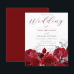 Papier Romantique Roses rouges Faire-part de mariage budg<br><div class="desc">Roses rouges romantiques Budget Faire-part de mariage Voir les articles correspondants dans Niche et Nest Store</div>