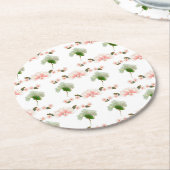 Papier ronde onderzetters (Gebogen)