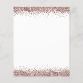 PAPIER Roos Gold Glitter Flyer (Achterkant)